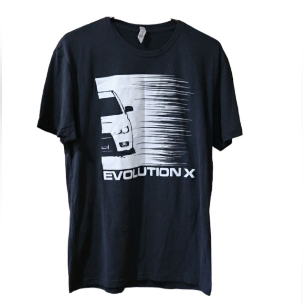 Next Level Black Evolution X Car Graphic T-Shirt Streetwear Tee Size LG